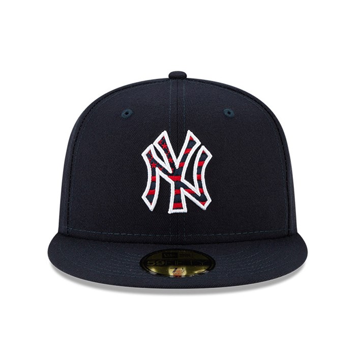 New York Yankees MLB 4th July 59FIFTY Lippis Laivastonsininen - New Era Lippikset Halpa hinta FI-158629
